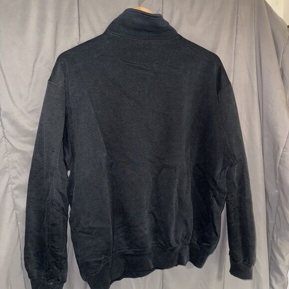 Champion Europe Sweatshirt Mens L Blue Cotton/Poly Blend Fleeced 1/4 Zip Logo - Picture 10 of 14